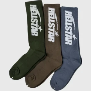 Hellstar Logo Socks (3 Pack) Earth Tone
