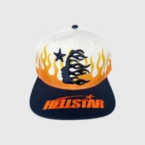 Hellstar Flame Vintage Snapback Hat