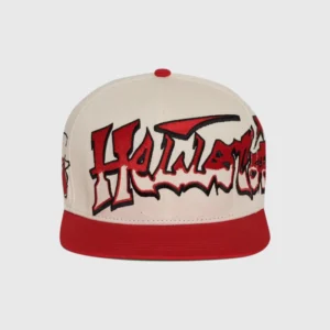 Hellstar Records Hat Snapback Red White